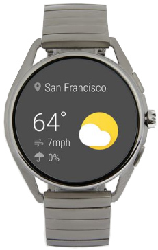 Connected Stainless Steel Smarthwatch specs
