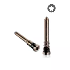 Bottom Screws Compatible For iPhone XS Max / 11 Pro / 11 Pro Max / 12 Pro / 12 Pro Max / 13 / 13 Mini / 13 Pro Max / 14 Series (Gold) (100 Pack)