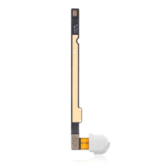 Headphone Jack Flex Cable Compatible For iPad Air 1 / iPad 5 (2017) / iPad 6 (2018) (White) (4G Version)