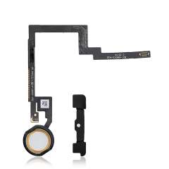 Home Button With Flex Compatible For iPad Mini 3 (Gold)