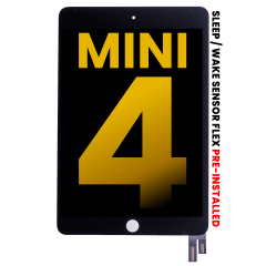 LCD Assembly With Digitizer Compatible For iPad Mini 4 (Sleep / Wake Sensor Flex Pre-Installed) (Premium) (Black)