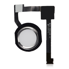 Home Button With Flex Compatible For iPad Mini 4 (Silver)
