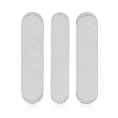 Hard Buttons Set (Power / Volume) Compatible For iPad Pro 12.9" 3rd Gen (2018) / iPad Pro 11" 1st Gen (2018) (Silver)