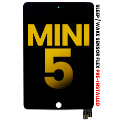 LCD Assembly With Digitizer Compatible For iPad Mini 5 (Sleep / Wake Sensor Flex Pre-Installed) (Premium) (Black)