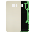 Back Cover Glass Compatible For Samsung Galaxy S6 Edge Plus (Gold Platinum)