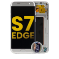 OLED Assembly With Frame Compatible For Samsung Galaxy S7 Edge (Refurbished) (International / G935F) (Silver)