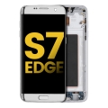OLED Assembly With Frame Compatible For Samsung Galaxy S7 Edge G935A (North American Version) (Refurbished) (Silver)