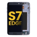 OLED Assembly With Frame Compatible For Samsung Galaxy S7 Edge G935A (North American Version) (Refurbished) (Black Onyx)