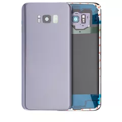 Back Cover Glass With Camera Lens Compatible For Samsung Galaxy S8 Plus (Orchid Gray)