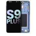 OLED Assembly With Frame Compatible For Samsung Galaxy S9 Plus (Service Pack) (Coral Blue)