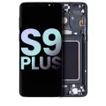 OLED Assembly With Frame Compatible For Samsung Galaxy S9 Plus (Service Pack) (Midnight Black)