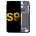 OLED Assembly With Frame Compatible For Samsung Galaxy S9 (Refurbished) (Midnight Black)