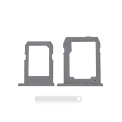 Sim and SD Card Tray Compatible For Samsung Galaxy Tab S2 8.0 T715 / T815 (White) (2 Pieces)