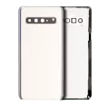 Back Cover With Camera Lens Compatible For Samsung Galaxy S10 5G (No Logo) (Aftermarket Plus) (Crown Silver)