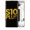 OLED Assembly with Frame Compatible For Samsung Galaxy S10 Plus (Refurbished) (Prism Green)