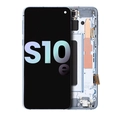 OLED Assembly With Frame Compatible For Samsung Galaxy S10E (Service Pack) (Prism Blue)