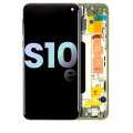 OLED Assembly With Frame Compatible For Samsung Galaxy S10E (Service Pack: Cosmetic Grade: New) (Canary Yellow)