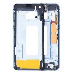 Mid-Frame Housing Compatible For Samsung Galaxy S10E (With Small Parts) (Prism Blue)