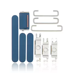 Hard Buttons (Power / Volume / Switch) Compatible For iPhone 12 Mini (Blue)