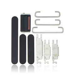 Hard Buttons (Power / Volume / Switch) Compatible For iPhone 12 (Black)