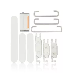 Hard Buttons (Power / Volume / Switch) Compatible For iPhone 12 (White)