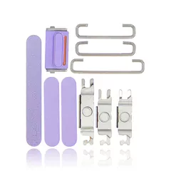 Hard Buttons (Power / Volume / Switch) Compatible For iPhone 12 (Purple)