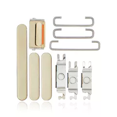 Hard Buttons (Power / Volume / Switch) Compatible For iPhone 12 Pro / 12 Pro Max (Gold)