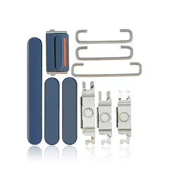 Hard Buttons (Power / Volume / Switch) Compatible For iPhone 12 Pro / 12 Pro Max (Pacific Blue)