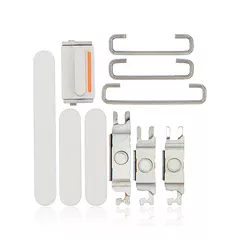 Hard Buttons (Power / Volume / Switch) Compatible For iPhone 13 / 13 Mini (Starlight)