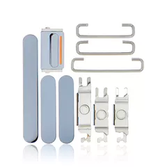 Hard Buttons (Power / Volume / Switch) Compatible For iPhone 13 Pro / 13 Pro Max (Sierra Blue)