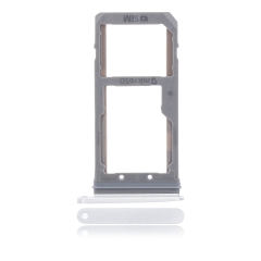 Dual Sim Card Tray Compatible For Samsung Galaxy S7 (Silver)