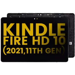 LCD Assembly With Frame For Amazon Kindle Fire HD 10 (11th Gen, 2021) (Refurbished) (All Colors)