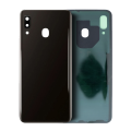 Back Cover Glass With Camera Lens Compatible Samsung Galaxy A20 (A205 / 2019) (Black) (Service Pack)