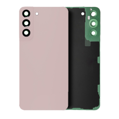 Back Cover Glass With Camera Lens Compatible Samsung Galaxy S22 Plus (Service Pack) (Pink Gold)