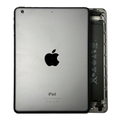 Back Housing W/ Small Components Pre-Installed Compatible For iPad Mini 2 (A1489) (WIFI) (Used OEM Pull: Grade B) (Space Gray)