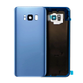 Back Cover Glass With Camera Lens Compatible For Samsung Galaxy S8 Plus (Service Pack) (Coral Blue)