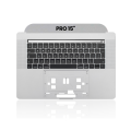 Top Case with Keyboard Compatible For MacBook Pro 15" W/ Touch Bar (A1707 / Late 2016/Mid 2017) (UK Keyboard) (Space Gray) (Used OEM Pull: Cosmetic Grade: New)