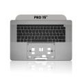 Top Case With Keyboard For MacBook Pro 15" A1707 (2016-2017) (French Keyboard) (Space Gray)