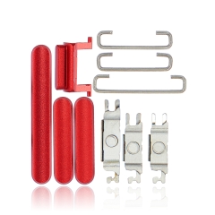 Hard Buttons (Power / Volume / Switch) Compatible For iPhone 11 (Red)