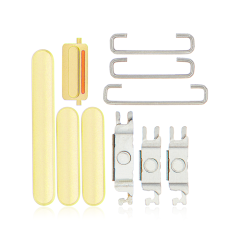 Hard Buttons (Power / Volume / Switch) Compatible For iPhone 11 (Yellow)