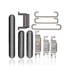 Hard Buttons (Power / Volume / Switch) Compatible For iPhone 11 Pro / 11 Pro Max (Space Gray)