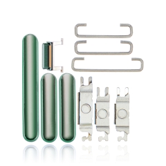 Hard Buttons (Power / Volume / Switch) Compatible For iPhone 11 Pro / 11 Pro Max (Midnight Green)