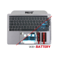 Top Case With Keyboard & Battery For MacBook Pro 13" A1989 (2018-2019) (UK Keyboard) (Used OEM Pull: Grade New) (Space Gray)