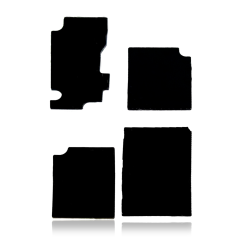 Motherboard Heat Shield Compatible For iPhone 6S Plus (4 Piece Set) (10 Pack)