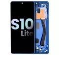 OLED Assembly With Frame Compatible For Samsung Galaxy S10 Lite (Service Pack) (Prism Blue)