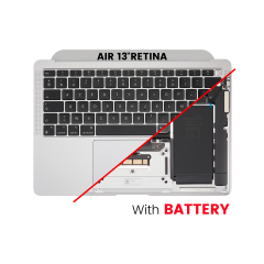 Top Case Assembly With Battery And Keyboard Compatible For MacBook Air 13" Retina (A2337 / Late 2020) (Used OEM Pull: Grade A) (US Keyboard) (Space Gray)