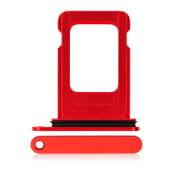 Single Sim Card Tray Compatible For iPhone 12 (Red)