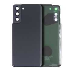 Back Cover Glass With Camera Lens Compatible For Samsung Galaxy S21 5G (No Logo) (Aftermarket Plus) (Phantom Gray)