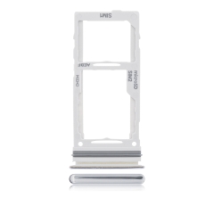 Dual Sim Card Tray Compatible For Samsung Galaxy A72 (A725 / 2021) (Awesome White)