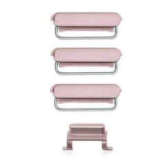 Hard Buttons (Power / Volume / Switch) Compatible For iPhone 6S (Rose Gold)